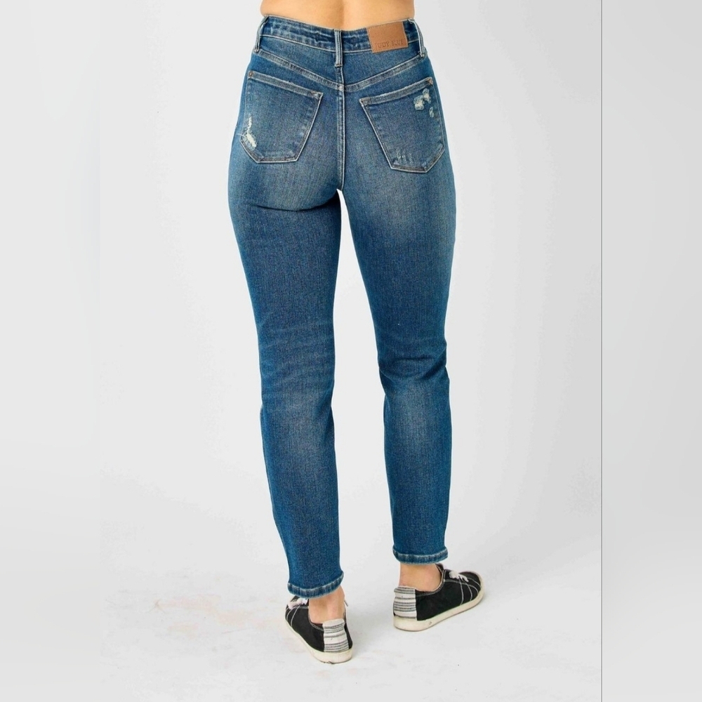 Judy Blue Women's Tummy Control Slim Fit Jeans Dark Wash Stretch Classic 9/29 - Picture 8 of 12